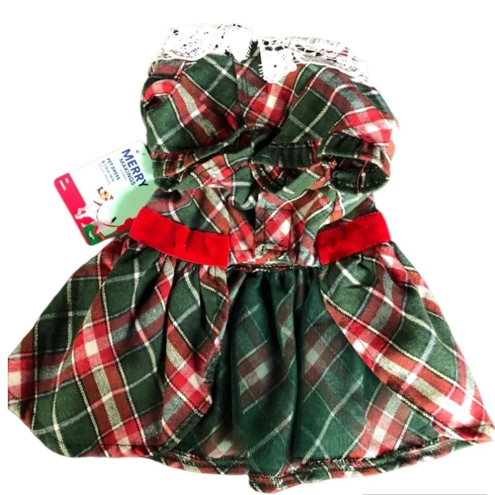 NWT plaid Holiday Christmas dress S​